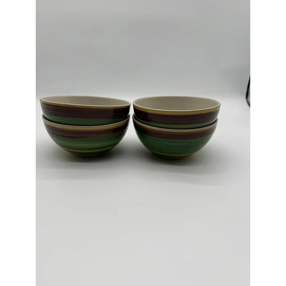 Thompson Pottery Earth Tone Rings 6